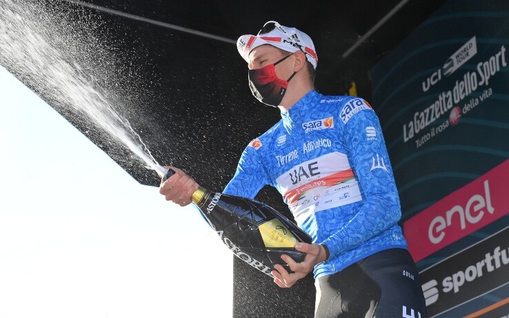 Tirreno Adriatico, lo sloveno Pogacar vince quarta tappa ...