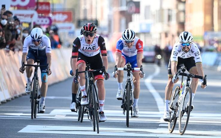 LiegiBastogneLiegi 2021 vince Pogacar, 2° Alaphilippe Sky Sport