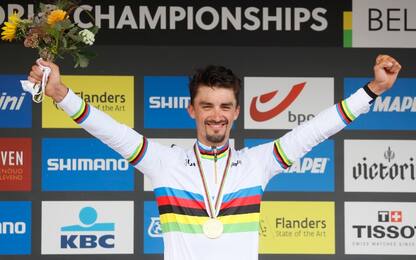 Bis Alaphilippe, il Mondiale è di nuovo suo