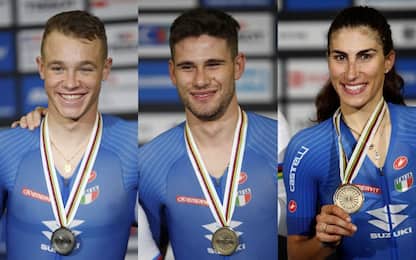 Italia: argento per Milan, bronzo Ganna e Balsamo