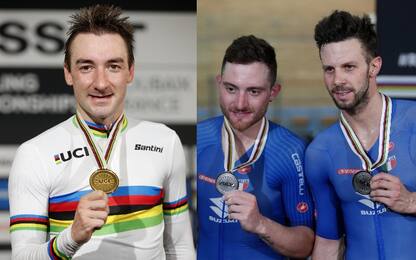 Viviani vola a Roubaix: è oro nell'eliminazione