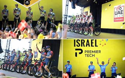 Tutte le squadre e i ciclisti del Tour de France