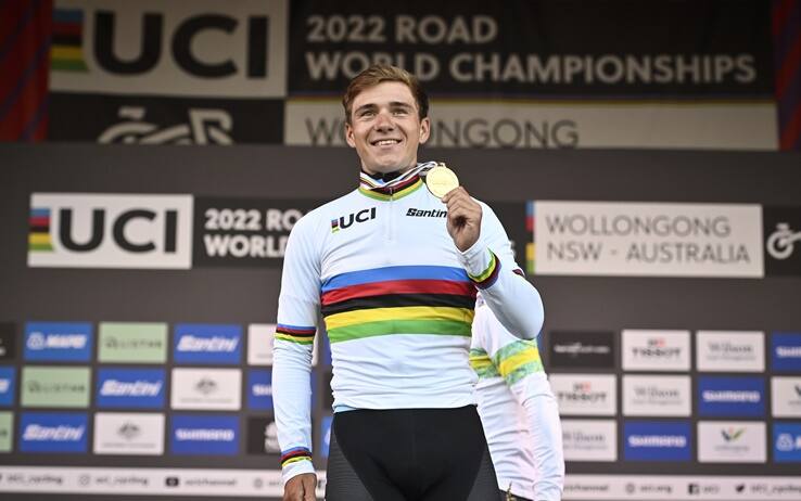 Mondiali di ciclismo 2022 Evenepoel oro nella prova in linea maschile