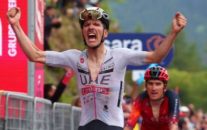 Almeida vince la 16^ tappa, Thomas in rosa