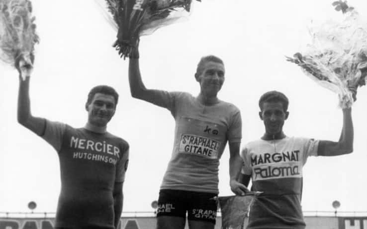 Ciclismo, podio del Tour de France del 1964