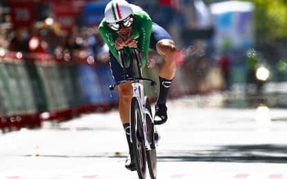 Vuelta, Filippo Ganna vince la crono di Valladolid