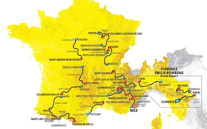 Tour de France, via in Italia per la prima volta