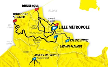 Tour de France 2025, presentate le prime 3 tappe