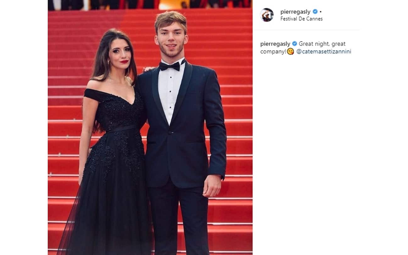 Gasly 2°, la fidanzata Caterina (bolognese) pazza di lui 'Ti amo!'. LE