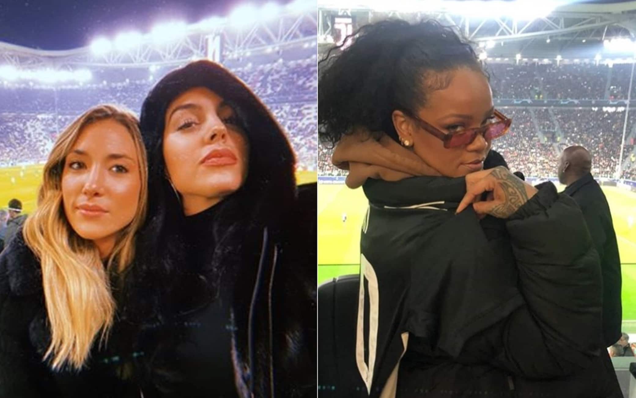 Juventus Atletico Madrid Allo Stadium Show Di Rihanna E Georgina Le Foto Sky Sport