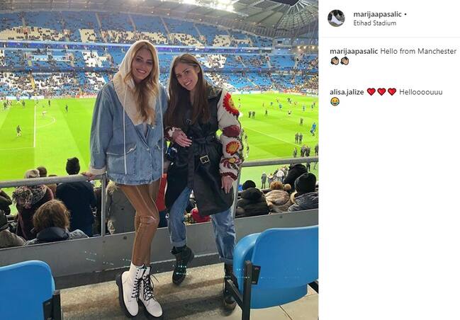 Champions, Atalanta al bacio: la festa delle wags! LE FOTO ...