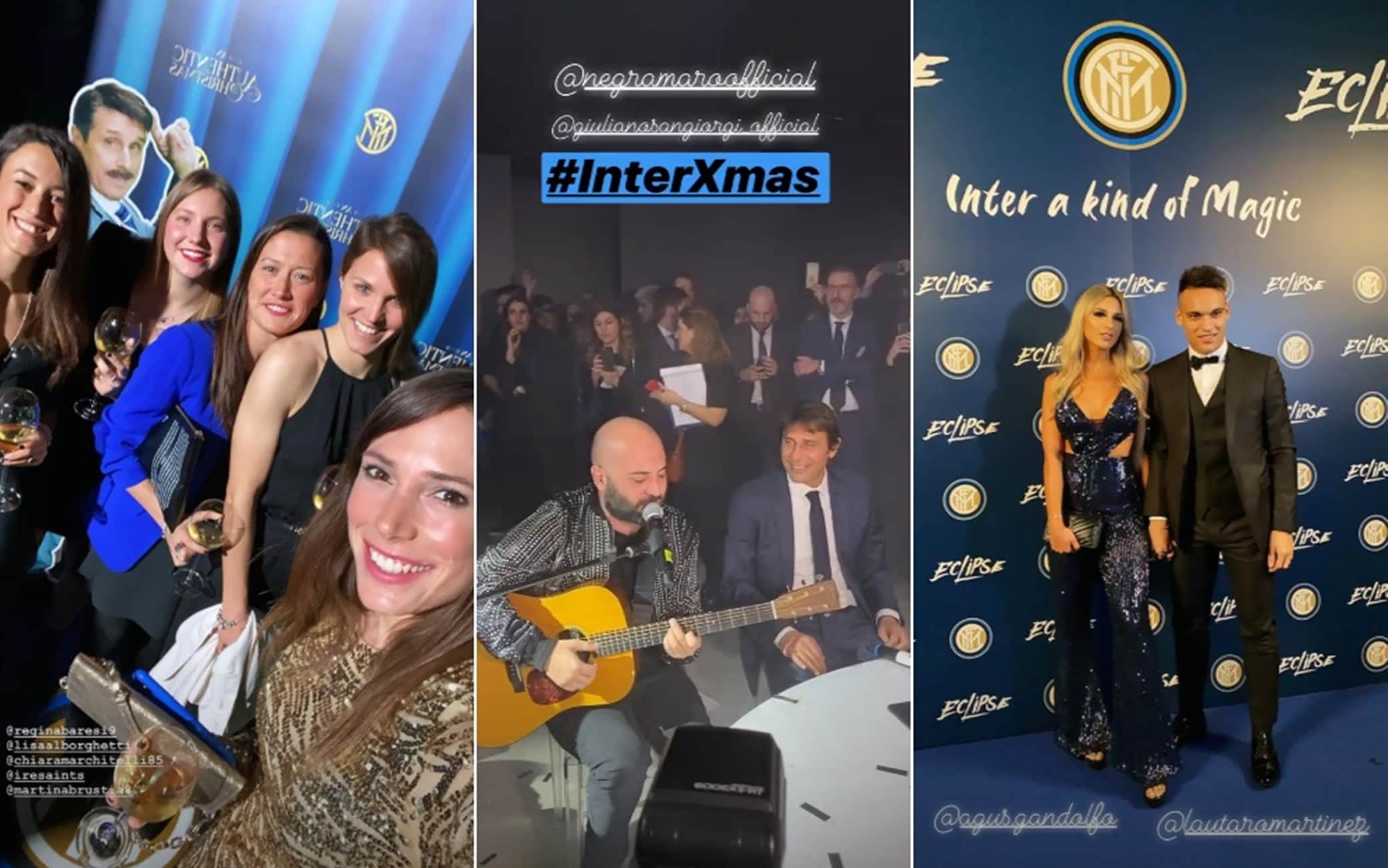 Inter Che Magia La Cena Di Natale Nerazzurra Le Foto Sky Sport