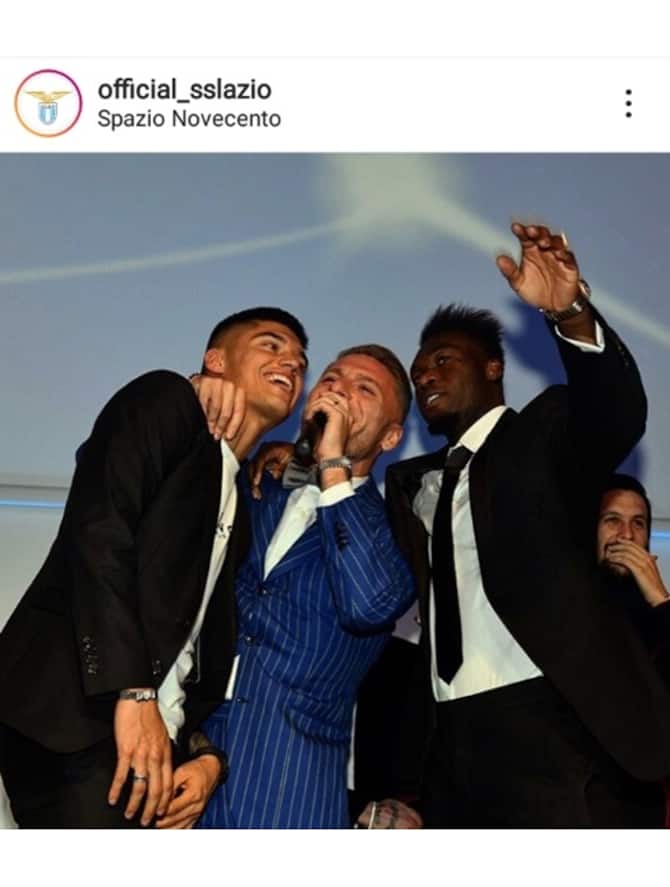 Lazio Christmas Party La Cena Di Natale Biancoceleste Le Foto Sky Sport