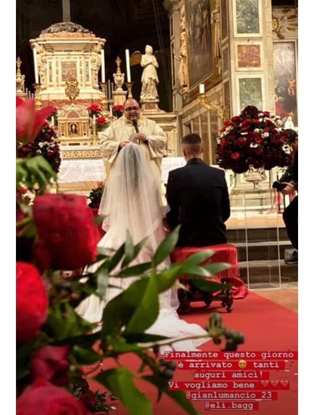 Roma, Gianluca Mancini ha sposato la fidanzata Elisa. LE ...