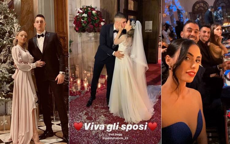Roma, Gianluca Mancini ha sposato la fidanzata Elisa. LE FOTO ...
