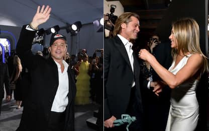 Brad Pitt, che notte: Chiefs e Jennifer Aniston!