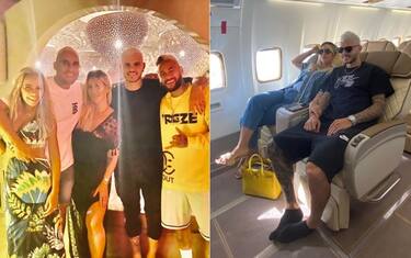 Icardi biondo platino, nuovo look in vacanza. FOTO