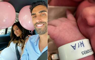 Fiocco rosa in casa Magnini-Palmas: è nata Mia!