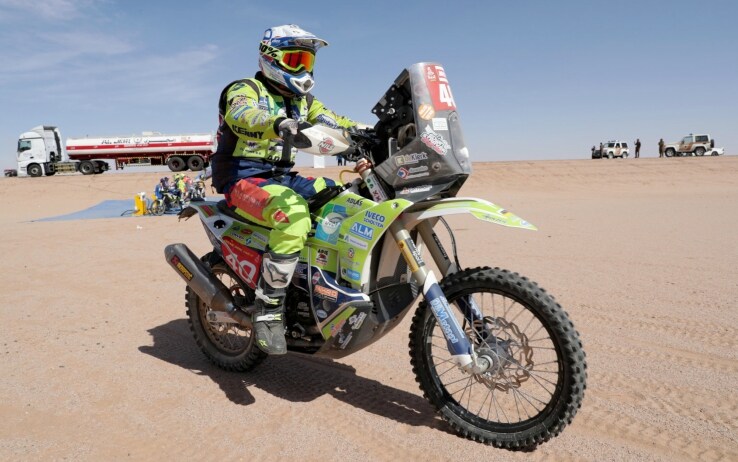 Straver durante la settimana tappa della Dakar 2020 tra Riyadh e Wadi Al-Dawasir