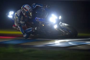 Spanish David Checa on his Yamaha GMT Formula EWC NÂ°94 competes during the 41st Le Mans 24-hours endurance race, on April 21, 2018, in Le Mans, northwestern France. (Photo by JEAN-FRANCOIS MONIER / AFP)        (Photo credit should read JEAN-FRANCOIS MONIER/AFP via Getty Images)