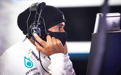 Hamilton, test a Silverstone con la Mercedes. FOTO