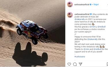 Sainz senior: "Difenderò il titolo alla Dakar '21"