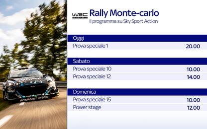 Mondiale rally: oggi Round Montecarlo LIVE su Sky
