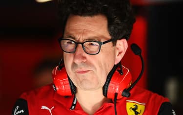 MONTREAL, QUEBEC - JUNE 17: Scuderia Ferrari Team Principal Mattia Binotto looks on from the pitlane during practice ahead of the F1 Grand Prix of Canada at Circuit Gilles Villeneuve on June 17, 2022 in Montreal, Quebec. (Photo by Dan Mullan/Getty Images)