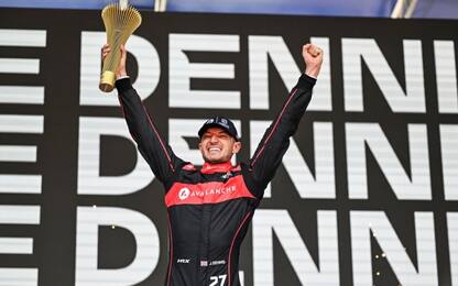 Formula E, Gara-2 a Roma: Dennis vince e allunga