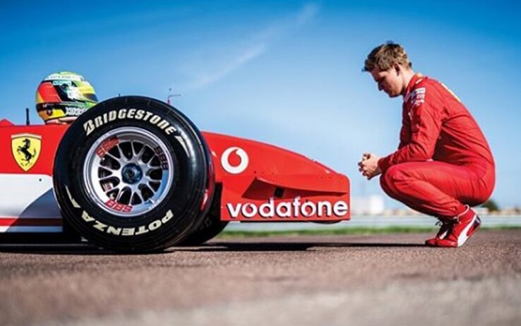 Formula 1, Mick Schumacher sui social: "La F2002 di papà andrà all'asta" - Sky Sport