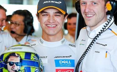 Norris, dedica speciale ad Abu Dhabi. FOTO