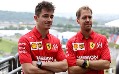 Vettel: "Verso il limite", Leclerc: "Soddisfatto"