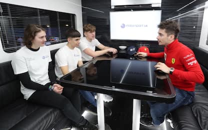 Leclerc: "Ancora molto da imparare da Vettel"