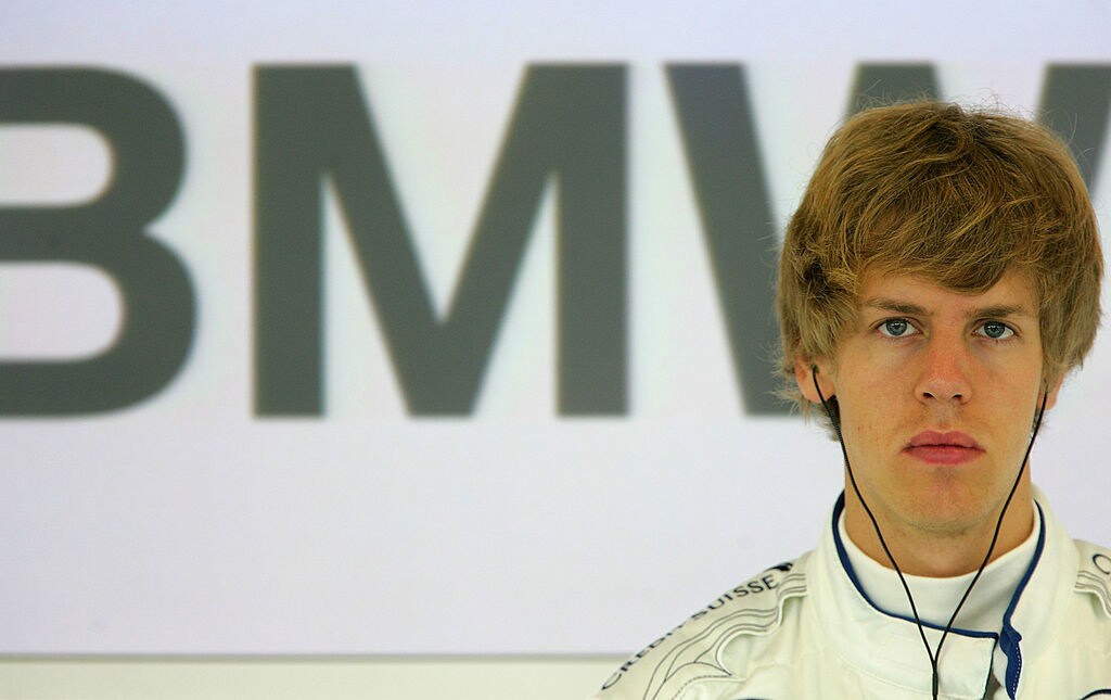 Vettel nel 2007, anno in cui approdò nel team BMW-Sauber con Siedl come ingegnere di pista Vettel, 2007