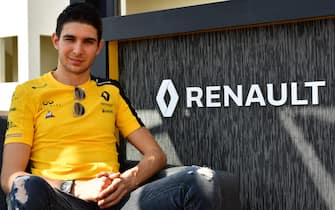 French Formula One driver Esteban Ocon poses for a picture on his first day with the Renault team, at the Yas Marina Circuit in Abu Dhabi, on December 2, 2019. - The highly-rated 23-year-old Frenchman will race for Renault next year as successor to Nico Hulkenberg alongside Daniel Ricciardo, and is set to test for them on the upcoming weekend in the post-season event in Abu Dhabi. (Photo by GIUSEPPE CACACE / AFP) (Photo by GIUSEPPE CACACE/AFP via Getty Images)