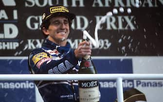 Alain Prost, Grand Prix of South Africa, Kyalami Grand Prix Circuit, March 14, 1993. (Photo by Paul-Henri Cahier/Getty Images)