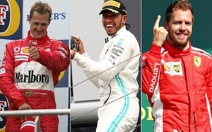 F1, la Top 10 dei piloti più vincenti. CLASSIFICA