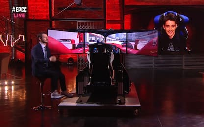 Leclerc-Cattelan, che sfida al simulatore! VIDEO