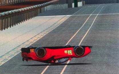 Leclerc, il "botto virtuale" alla 24 Ore