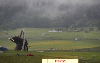 RED BULL RING, AUSTRIA - JULY 11: Heavy Rain during the Styrian GP at Red Bull Ring on Saturday July 11, 2020 in Spielberg, Austria. (Photo by Steven Tee / LAT Images)