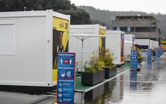 RED BULL RING, AUSTRIA - JULY 11: Heavy Rain during the Styrian GP at Red Bull Ring on Saturday July 11, 2020 in Spielberg, Austria. (Photo by Glenn Dunbar / LAT Images)
