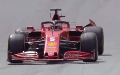 Vettel-Leclerc, l'incidente allo Spielberg. VIDEO