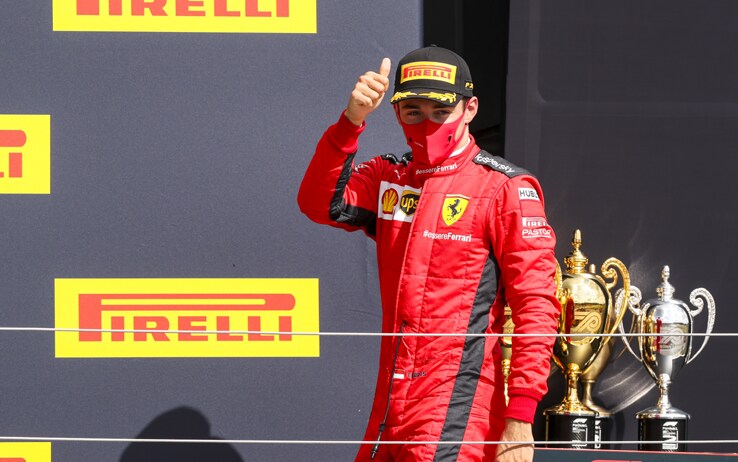 Formula 1 Leclerc Podio Fortunato A Silverstone Ottima Gestione Delle Gomme Ferrari Sky Sport