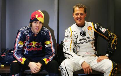 Vettel: "Via da Ferrari come Schumi? No paragoni"