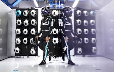 AUTODROMO NAZIONALE MONZA, ITALY - SEPTEMBER 05: Lewis Hamilton, Mercedes-AMG Petronas F1 during the Italian GP at Autodromo Nazionale Monza on Saturday September 05, 2020 in Monza, Italy.