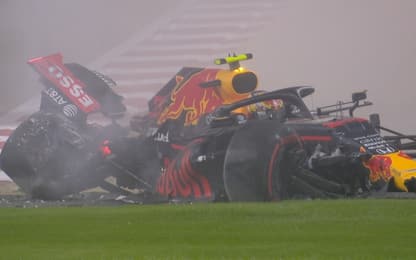 Albon a muro nelle FP2: illeso, Red Bull distrutta