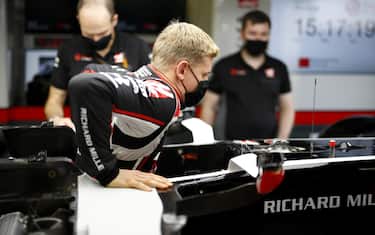 BAHRAIN INTERNATIONAL CIRCUIT, BAHRAIN - DECEMBER 02: Mick Schumacher sits in his Haas VF-20 for his seat fitting during the Sakhir GP at Bahrain International Circuit on Wednesday December 02, 2020 in Sakhir, Bahrain. (Photo by Andy Hone / LAT Images)