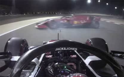 Vettel si gira, riflesso super di Magnussen! VIDEO