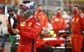 BAHRAIN INTERNATIONAL CIRCUIT, BAHRAIN - DECEMBER 06: Sebastian Vettel, Ferrari during the Sakhir GP at Bahrain International Circuit on Sunday December 06, 2020 in Sakhir, Bahrain. (Photo by Andy Hone / LAT Images)