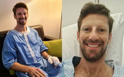 Grosjean operato alla mano: "Non fa troppo male"